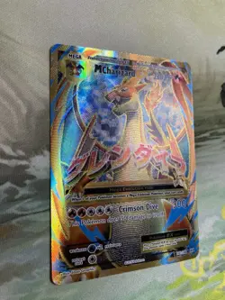 M Charizard EX (Full Art) 101/108 Evolutions Holo Pokemon TCG Card - Image 5