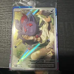 N's Zorua 189 Sv: Scarlet & Violet Promo Cards Holo Sealed - Image 1