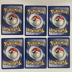 Pokemon WOTC TCG VTG All Base Set Energies X6 Card Lot Original LP/MP+ - Image 2