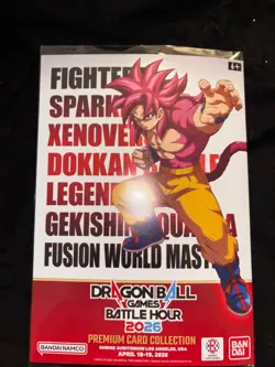 Dragon Ball Games Battle Hour 2026 Premium Card Collection - SEALED - Image 1