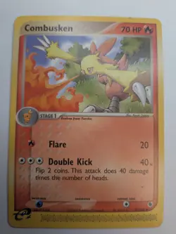 Combusken 27/109 EX Ruby & Sapphire Pokemon Card E reader Card - Image 1