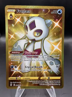Pokemon Evolving Skies Hyper Rare Gold Card Froslass (Secret) 226/203 SWSH07 - Image 1