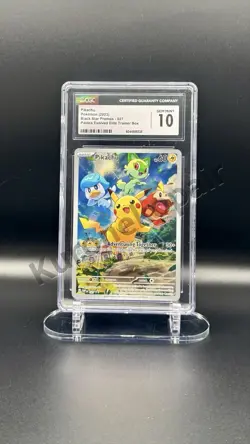 Pikachu 027 Sv: Scarlet & Violet Promo Cards Holo CGC GEM MINT 10 - Image 2
