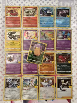 Pokemon TCG Celebrations X16 Holo Card Bundle Plus Pikachu 005/025 - Image 1