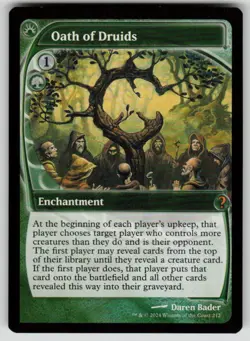 Oath of Druids (Future Sight) Mythic Mystery Booster 2 212 MTG Near Mint 2024 - Image 1