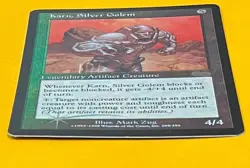 MTG KARN, SILVER GOLEM (Foil) Arena Promo (OldManMTG 013-190) - Image 5