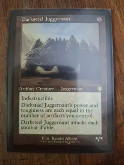 Darksteel Juggernaut (Retro Frame) Commander: the Brothers' War Regular - Image 1