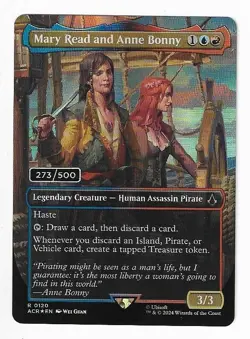 MTG - Assassin's Creed - Mary Read and Anne Bonny - FOIL - 273/500 - ENG - NEW - Image 1