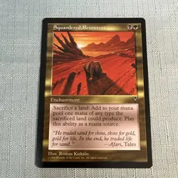Squandered Resources - Visions - MTG - Magic the Gathering - LP+ - Image 1