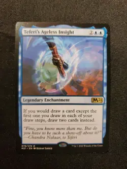 MTG Teferi's Ageless Insight Core Set 2021 M21 Magic The Gathering NM - Image 1