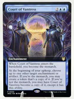 Court of Vantress EXTENDED ART 030 2023 Wilds of Eldraine Commander MTG NM - Image 1