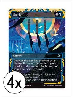 4x Stock Up, Mystical Archive, Secrets of Strixhaven, Magic MTG NM - Image 1