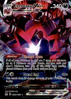 POKEMON ETERNATUS VMAX TG22 LOST ORIGIN TRAINER GALLERY TG30 HOLO VMAX RARE LP - Image 1