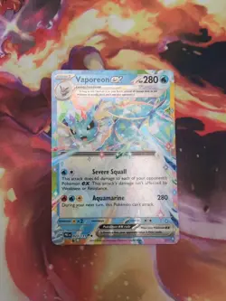 Pokemon - Vaporeon ex - Prismatic Evolutions 023/131 - MINT - Image 1