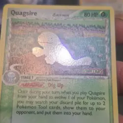 Pokemon TCG Quagsire Delta Species Dragon Frontiers 21/101 Rare Rev Holo 80 HP - Image 2