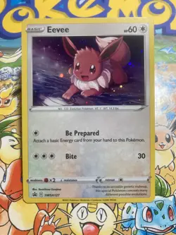 Eevee SWSH127 Promo SWSH Black Star Pokemon TCG - Image 1