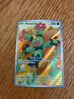 Pokemon TCG Maractus 93/86- Black Bolt NMC Free Shipping Rare - Image 1