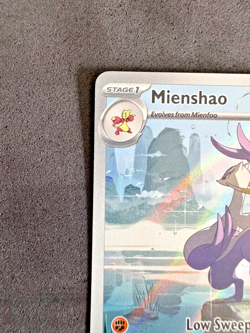 Pokemon Mienshao 134/086 Illustration Rare – SV: White Flare – Pack Fresh NM - Image 2