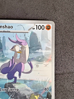 Pokemon Mienshao 134/086 Illustration Rare – SV: White Flare – Pack Fresh NM - Image 3
