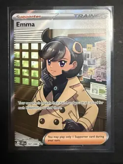 Pokemon TCG Emma 107/086 CR1 Chaos Rising Full Art Holo Ultra Rare English - Image 1
