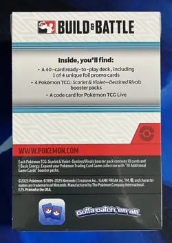 Pokemon Scarlet and Violet Destined Rivals Build and Battle Box - Image 3