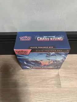 Sealed Pokemon TCG Chaos Rising Elite Trainer Box ETB - Box Damage - Image 2