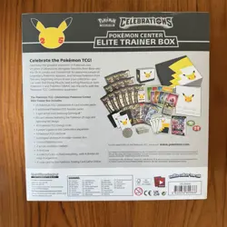 Pokemon 25th Anniversary Celebrations Pokemon Center ETB NEW Sealed - Image 2