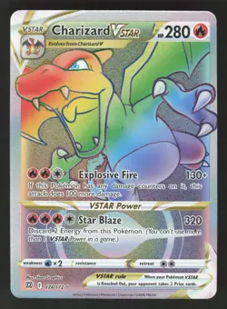 Charizard VSTAR 174/172 Pokemon TCG SWSH09: Brilliant Stars NM - Image 1
