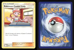 Pokemon Center Lady 64/68 UC Hidden Fates LP Pokemon - Image 3