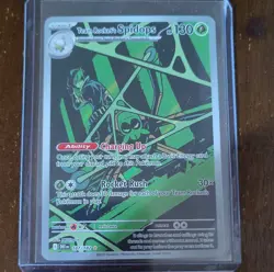 Pokemon Team Rocket's Spidops 187/182 Sv10 Destined Rivals Holo 130 HP - Image 1