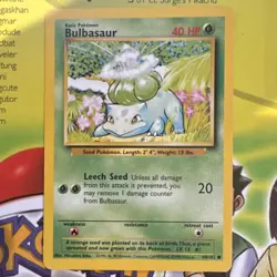 Wizards of the Coast Bulbasaur Base Set Cmn Unlimited ENG 40HP 44/102 - Image 1