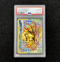 POP 50 Pokemon Omastar Break #19 PSA 10 Gem Mint XY Fates Collide English - Image 1