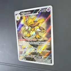 Pokemon TCG Alakazam #009 ME01: Mega Evolution Promo Holo Rare NM - A - Image 4