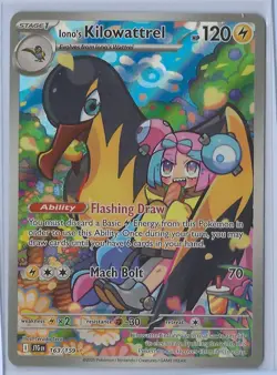 Iono's Kilowattrel 163/159 SV09 Journey Together | ILLUSTRATION RARE | NEAR MINT - Image 1