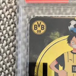 PSA 9 ONE PIECE Monkey D Luffy ST13-003 BVB Borussia Dortmund Matchday Promo - Image 3