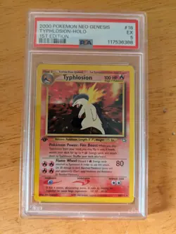 1st Edition Typhlosion 18/111 Neo Genesis Holo Vintage Pokemon ✨✨PSA 5✨✨ - Image 3