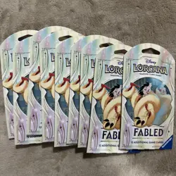 Disney Lorcana Fabled Sleeved Booster Packs (Lot of 20 Packs) - Image 2
