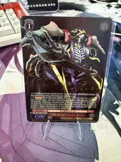 2026 Weiss Schwarz The King's Pride Ainz SP English OVL/SE51-E48SP SP Overlord - Image 1