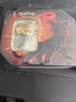 Pokemon TCG Scarlet And Violet Destined Rivals Team Rocket Persian Tin - Image 1