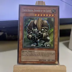 Yugioh Green Baboon, Defender Of The Forest RP02-EN099 Secret Rare NM - Image 1
