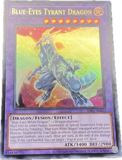 YuGiOh Blue-Eyes Tyrant Dragon ES01-AE023 Ultra Asian English A - Image 1