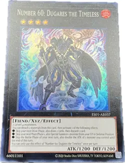 YuGiOh Number 60: Dugares the Timeless ES01-AE037 Super Asian English A - Image 1