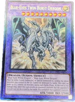 YuGiOh Blue-Eyes Twin Burst Dragon ES01-AE020 Ultimate Asian English A - Image 1