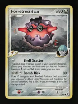 Forretress G 61/111 Common Rising Rivals Pokemon Card - Image 1