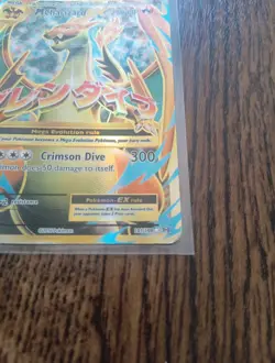 Pokemon Evolutions Mega M Charizard EX XY Full Art Card 101/108 - Image 4