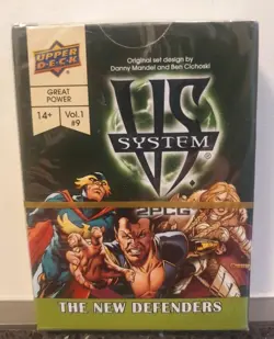 Vs. System 2PCG: The New Defenders English Card Game Upper Deck New Sealed - Image 1