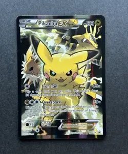The Pokemon Company Pikachu EX XY124 XY Promo Holo Pokemon TCG Card - Image 1