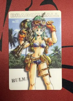 Dragon Ball Bulma No.11 Gummy Plastic Card Carddass Bandai 2003 - Image 1