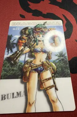 Dragon Ball Bulma No.11 Gummy Plastic Card Carddass Bandai 2003 - Image 2