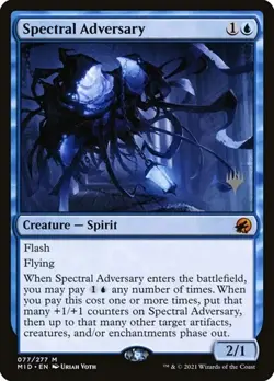 Spectral Adversary - Foil Promo MID NM MTG - Image 1